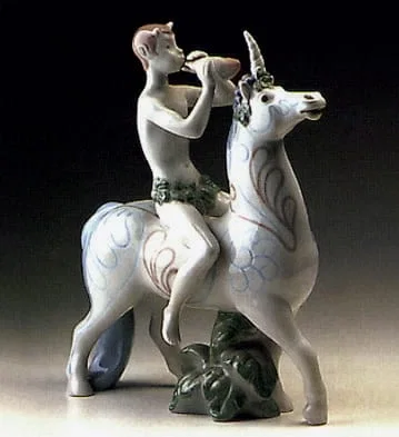 Faun by Lladro — Porcelain Figurine