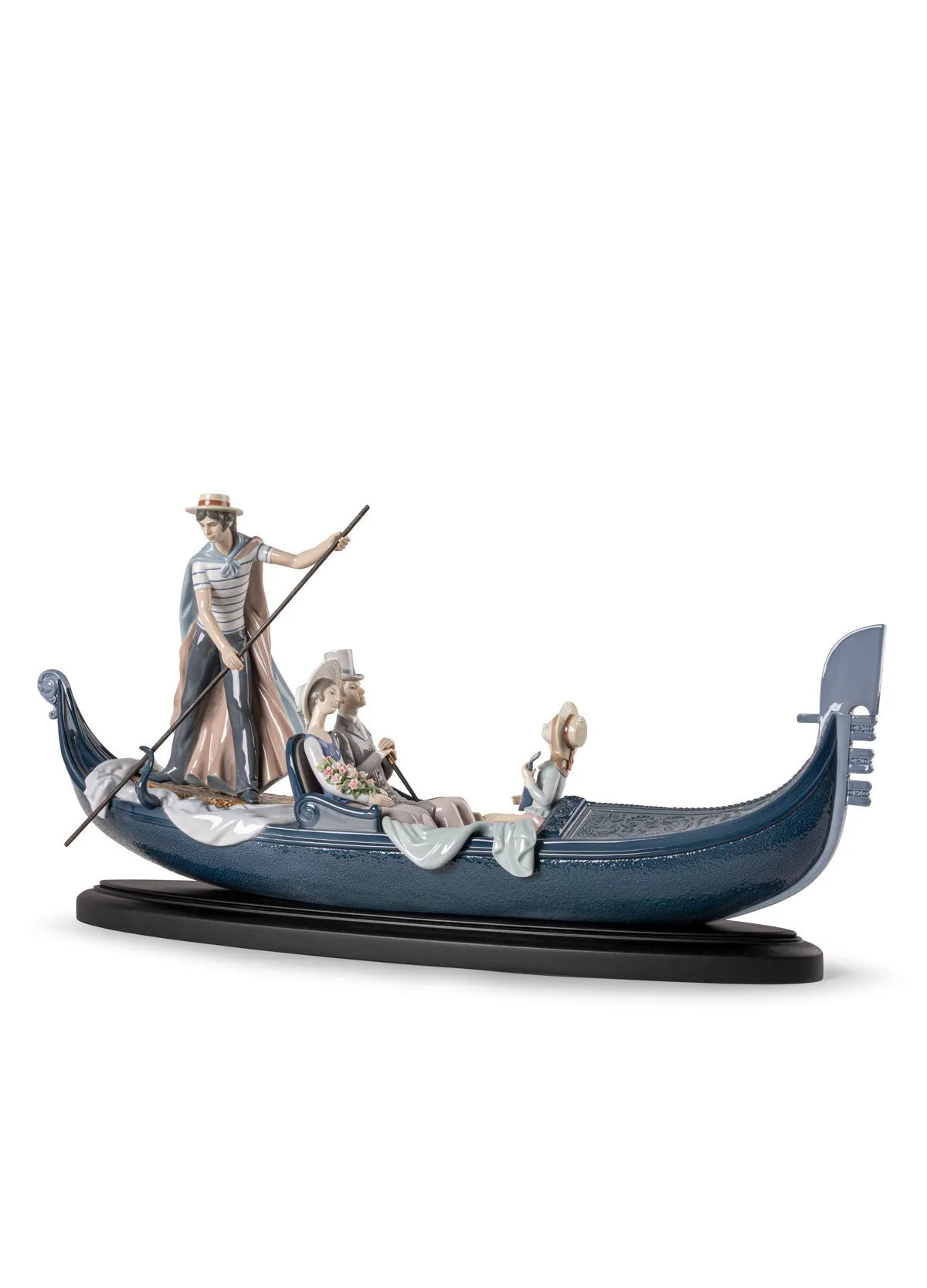 In The Gondola Couple by Lladro — Porcelain Figurine