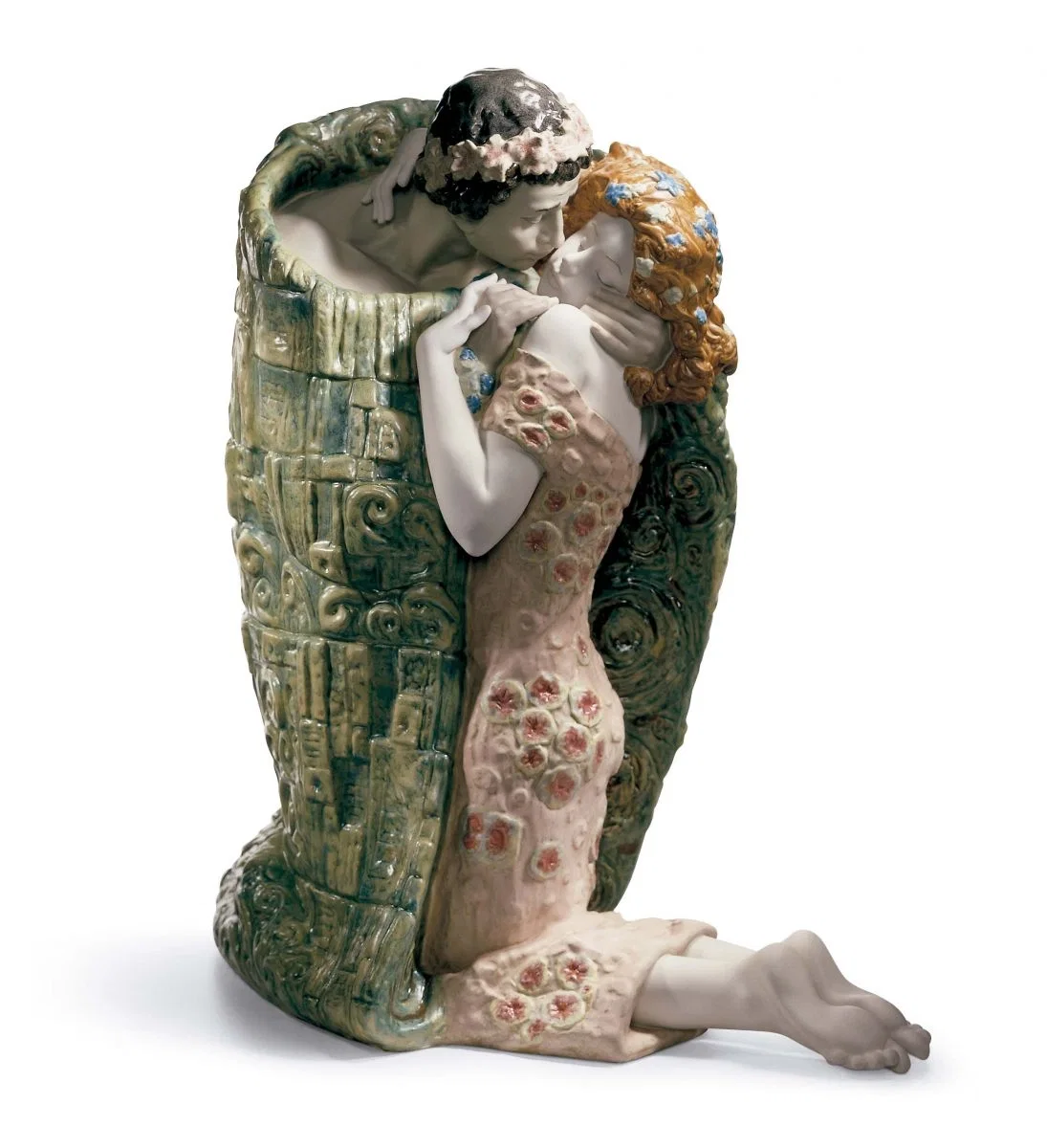 THE KISS by Lladro — Porcelain Figurine