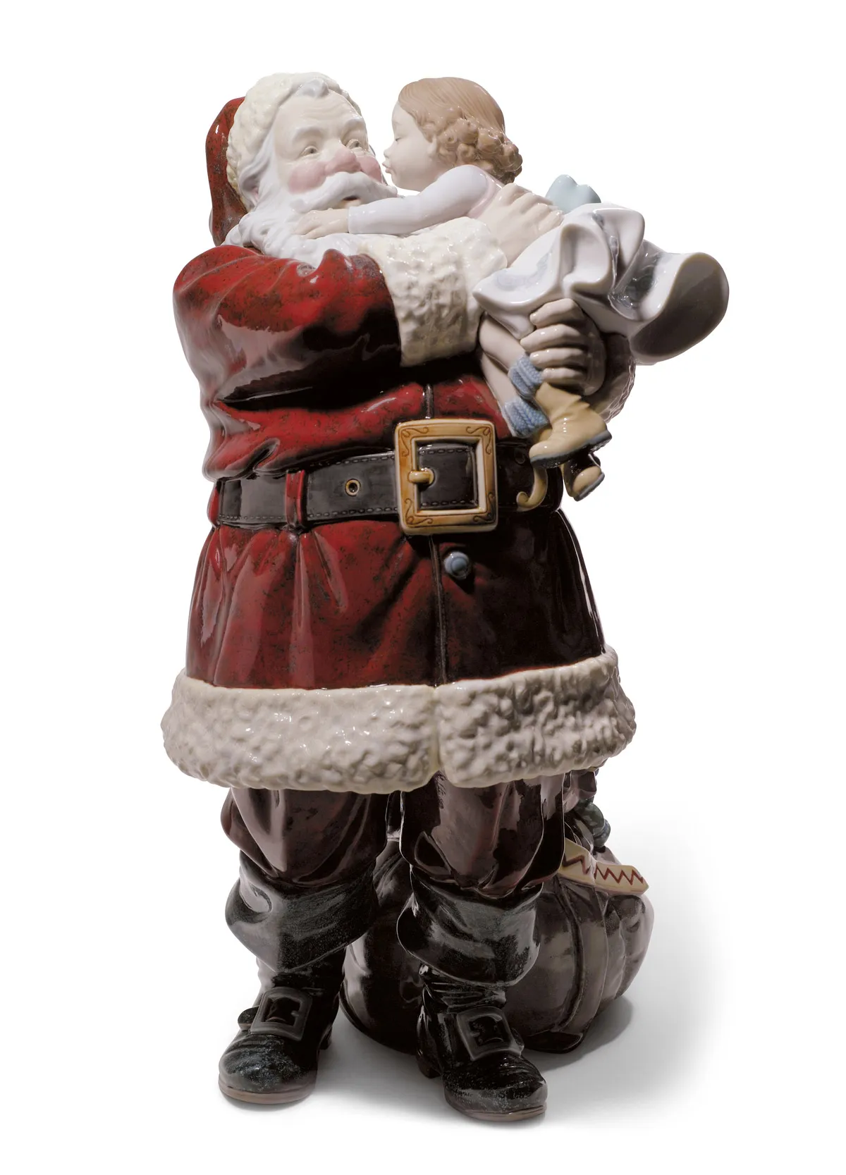 Santa I've Been Good! by Lladro — Porcelain Figurine