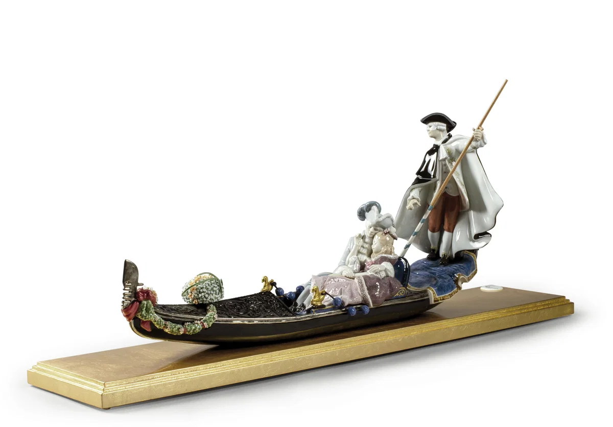 Gondola in Venice by Lladro — Porcelain Figurine