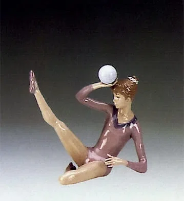Gymnast Balancing Ball by Lladro — Porcelain Figurine