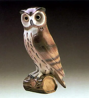 Short Eared Owl by Lladro — Porcelain Figurine