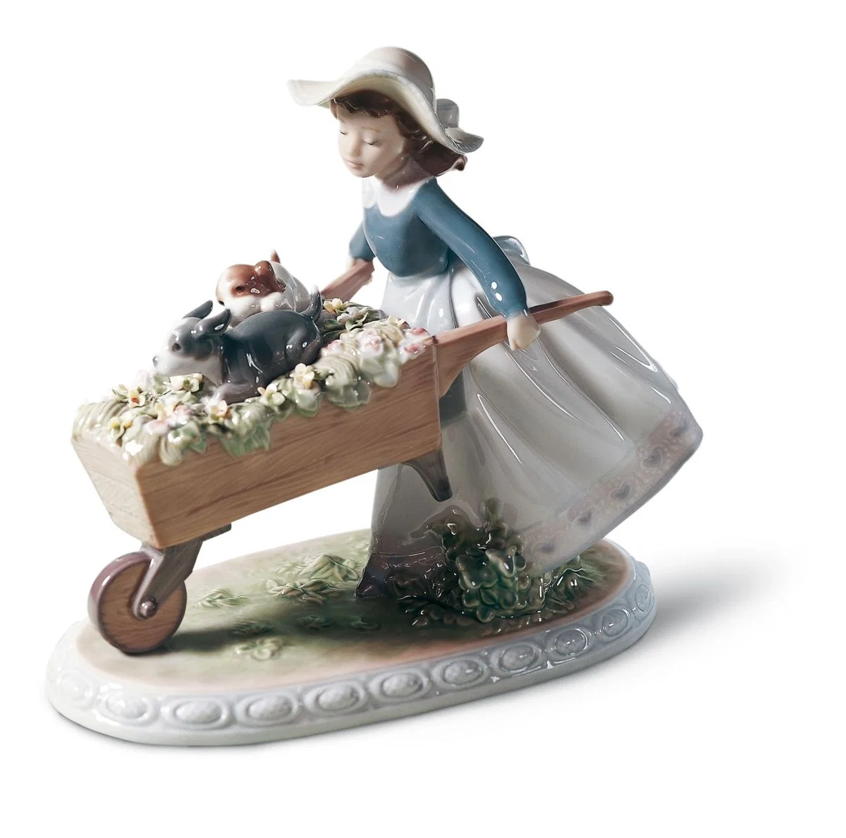 A BARROW OF FUN by Lladro — Porcelain Figurine