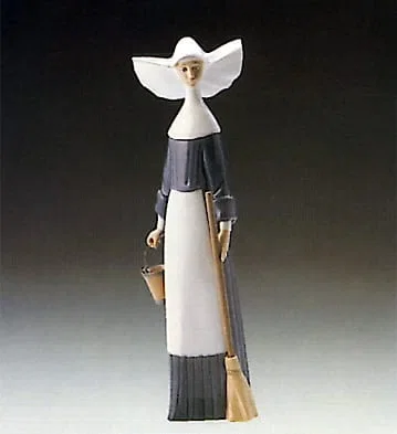 Morning Chores (Blue) by Lladro