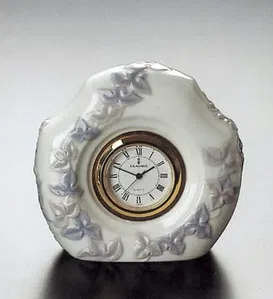 Lladro - Floral Quartz Clock