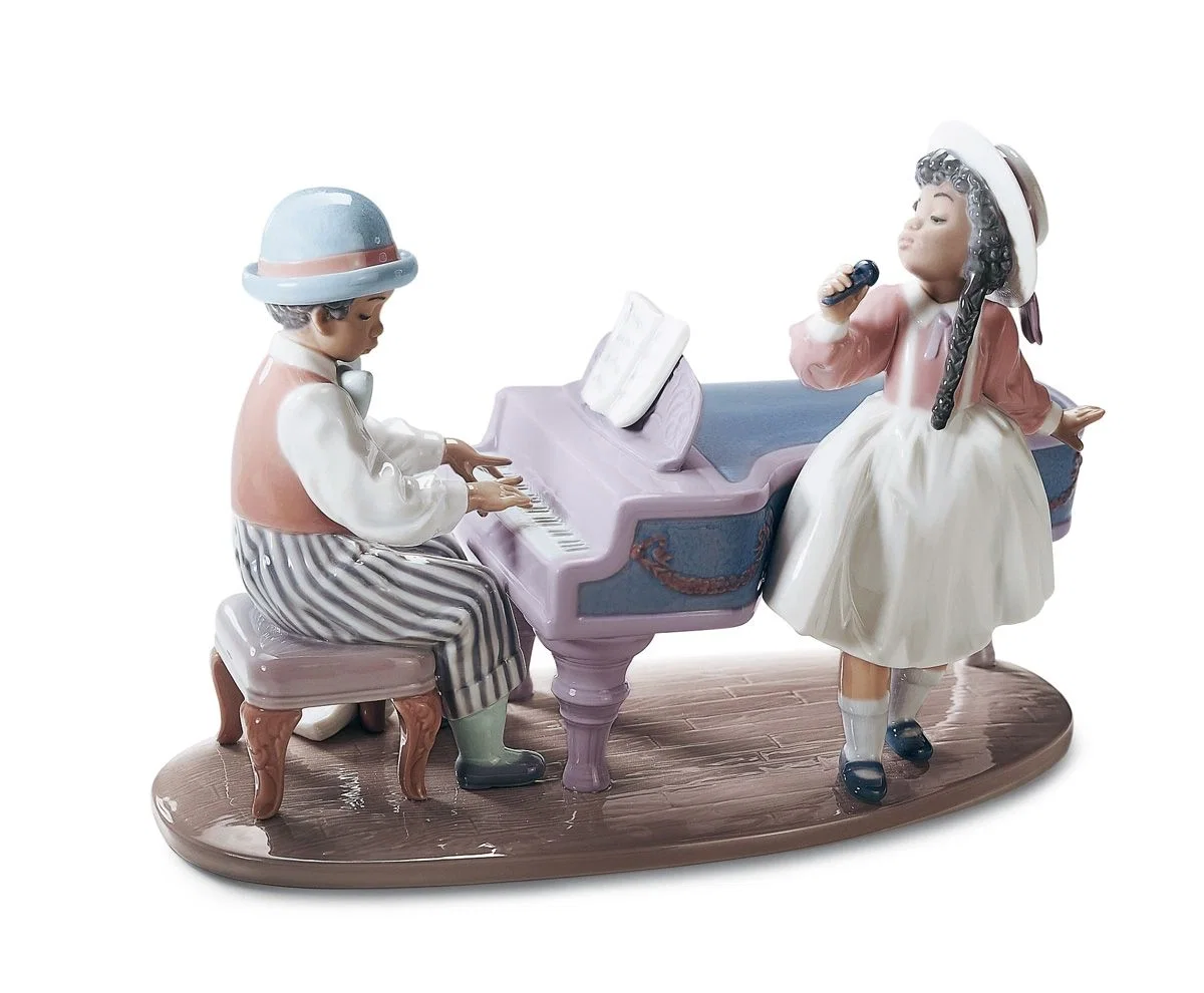 JAZZ DUO by Lladro Black Legacy