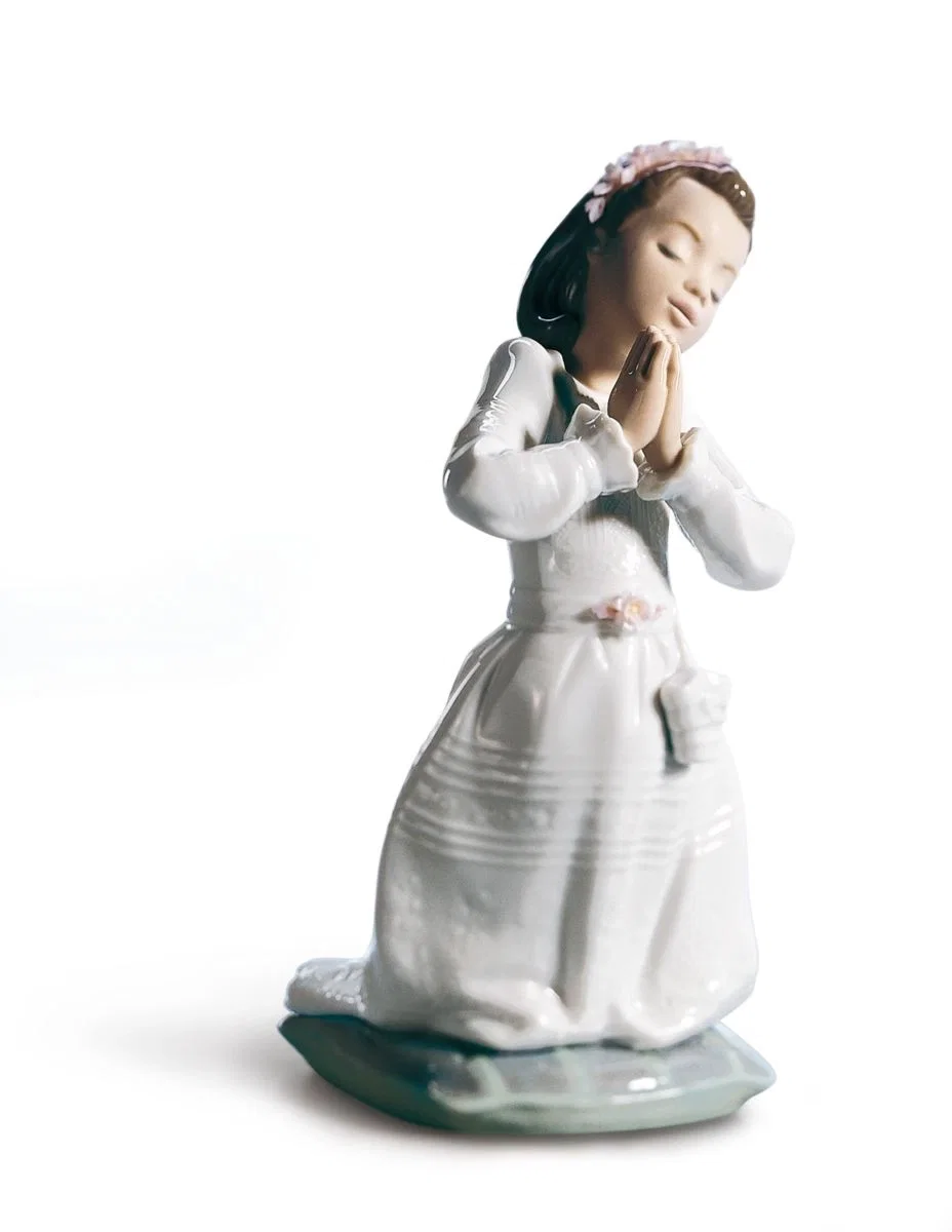 Communion Prayer (Girl) by Lladro — Porcelain Figurine