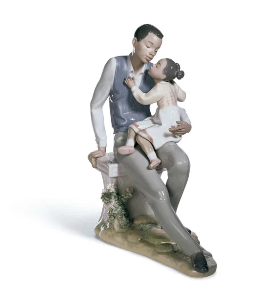 Daddy's Little Sweetheart by Lladro Black Legacy