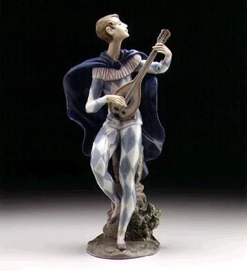 Serenading Colombina by Lladro — Porcelain Figurine
