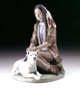 Lladro - Indian Maiden
