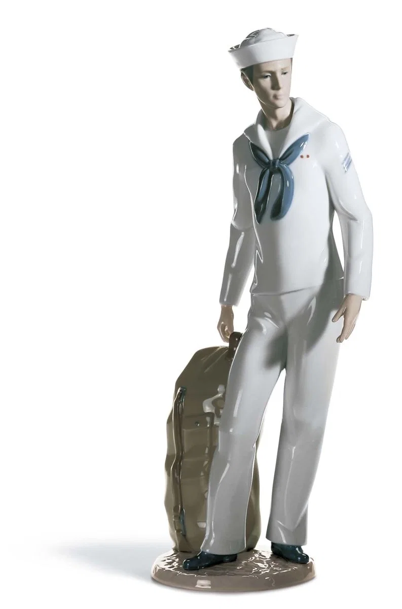 On Shore Leave 2000-03 by Lladro — Porcelain Figurine