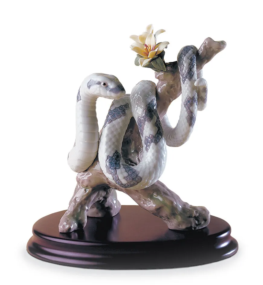 The Snake Figurine by Lladro — Porcelain Figurine
