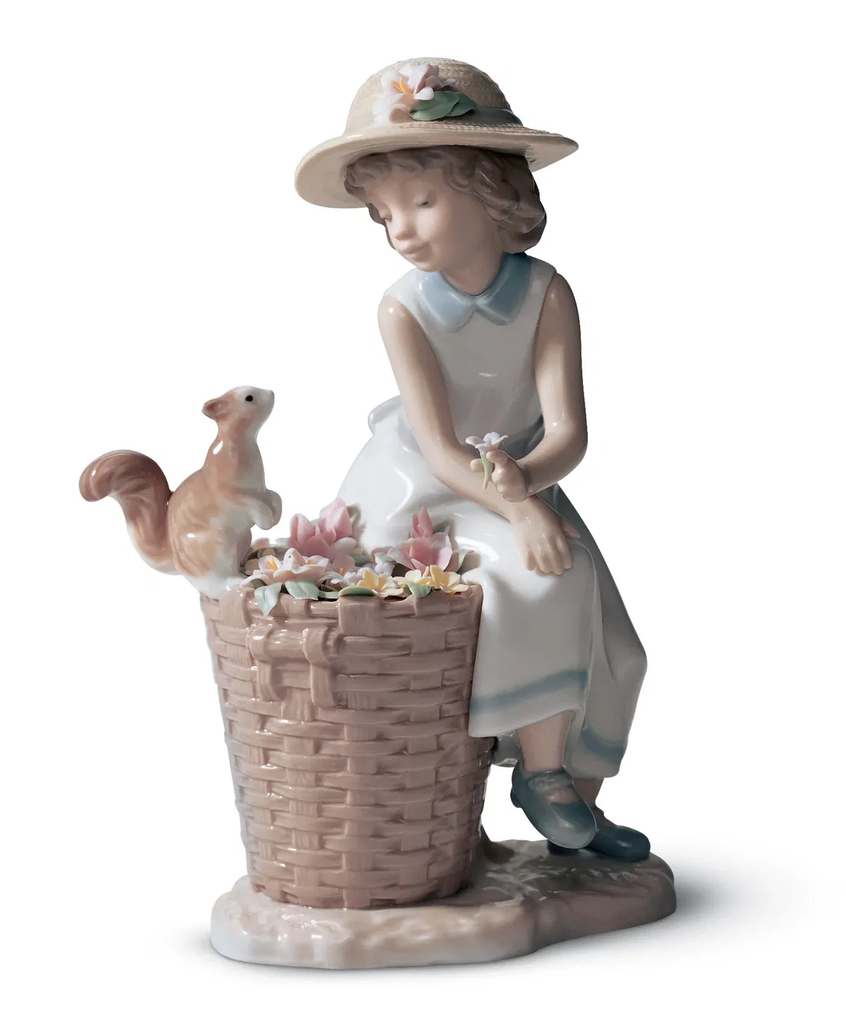 HELLO, LITTLE SQUIRREL by Lladro — Porcelain Figurine