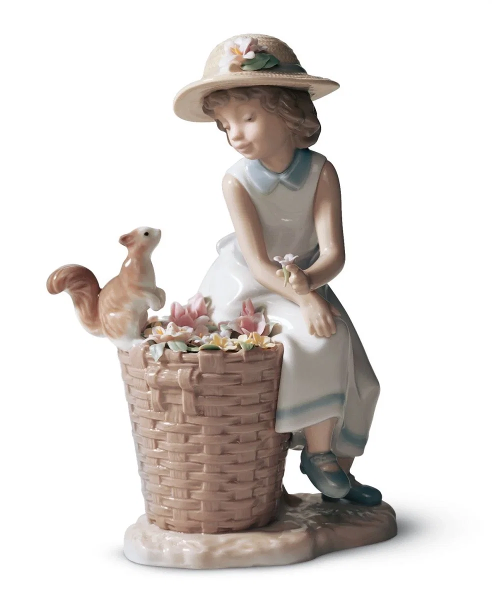 HELLO, LITTLE SQUIRREL by Lladro — Porcelain Figurine