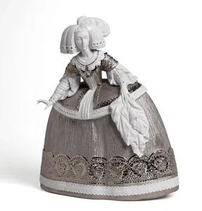 Lladro - La Menina Sculpture Silver Lustre