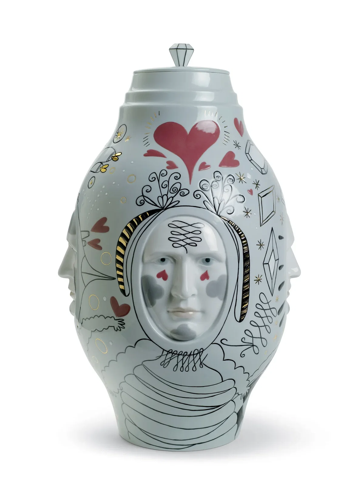 Conversation Vase. Limited Edition by Lladro — Porcelain Figurine