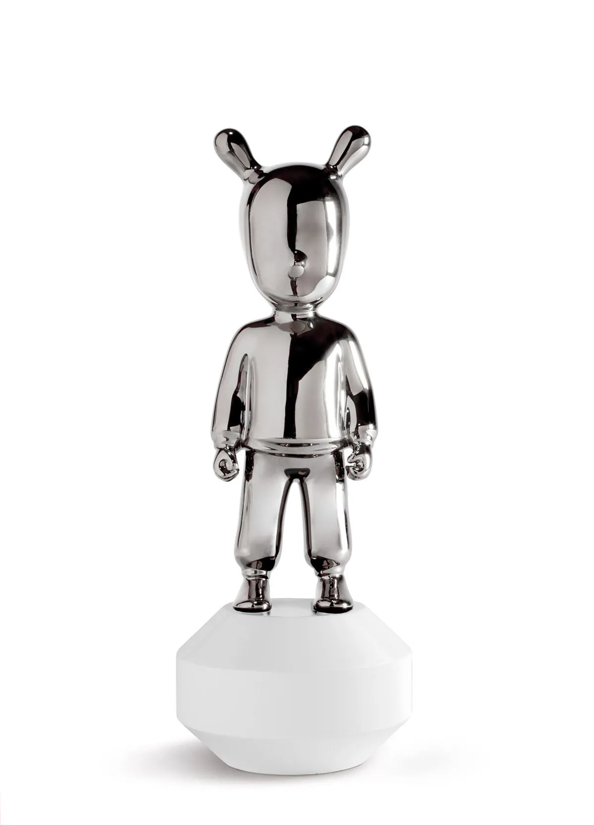 The Silver Guest Figurine. Small Model. by Lladro — Porcelain Figurine