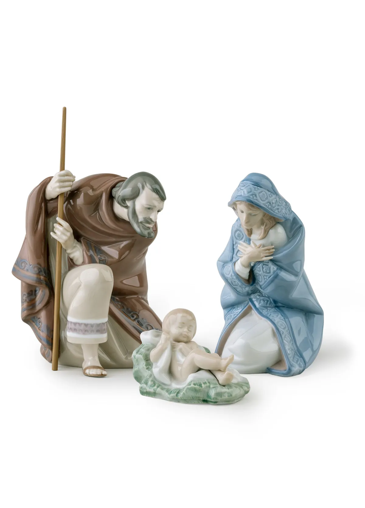 Silent Night Nativity Set by Lladro — Porcelain Figurine