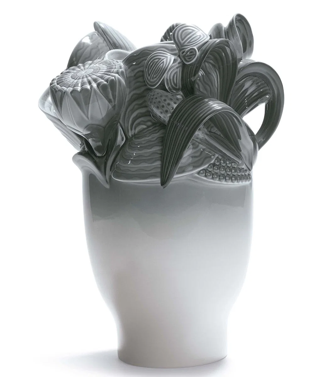 Naturofantastic - Small Vase (Grey) by Lladro — Porcelain Figurine