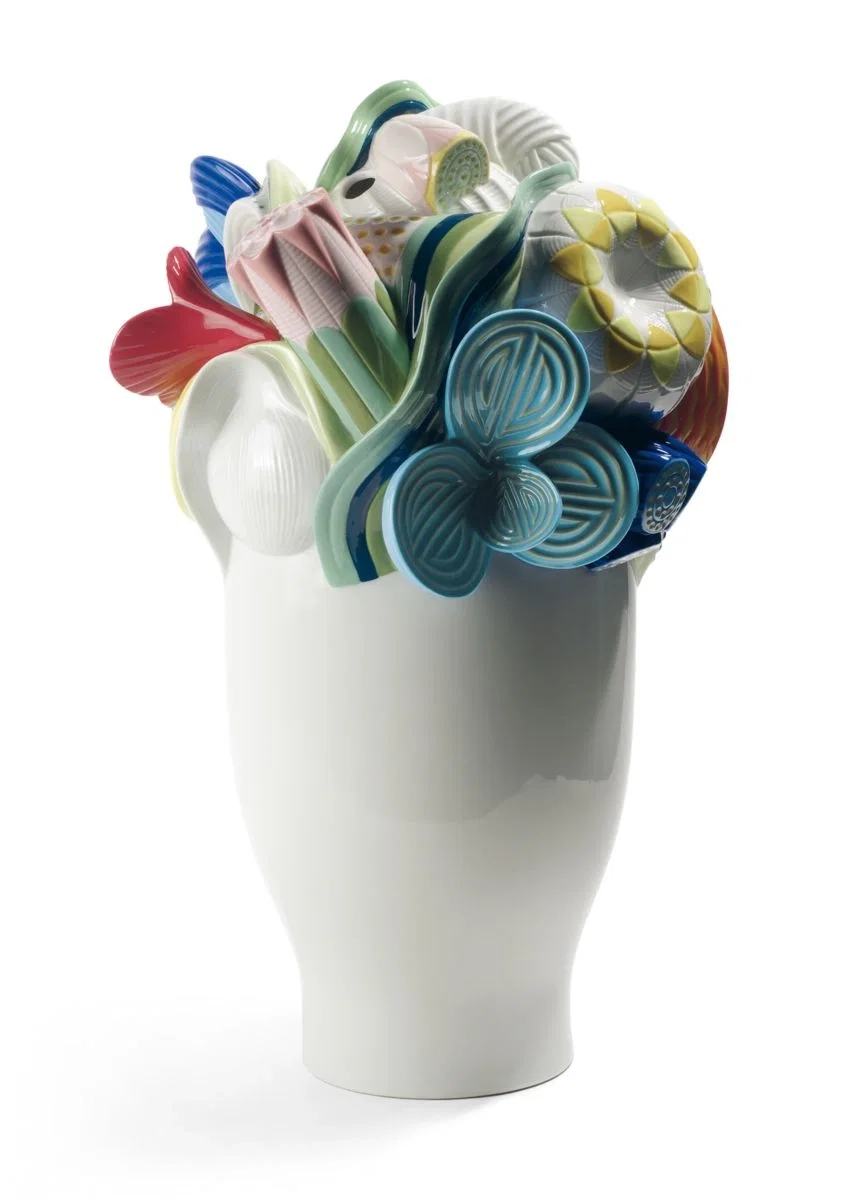 Naturofantastic Vase. Large Model. Multicolor by Lladro — Porcelain Figurine