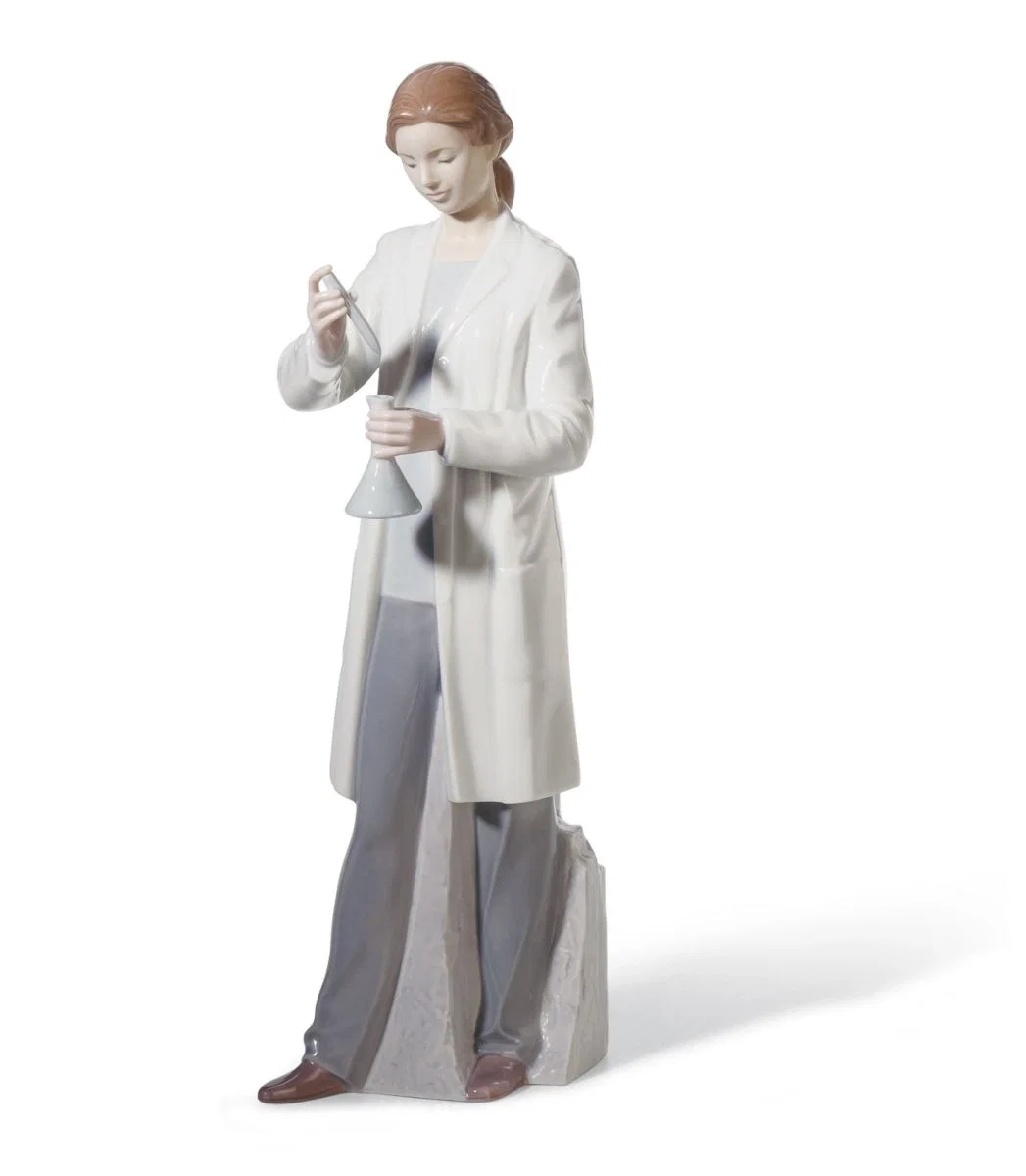 In The Laboratory by Lladro — Porcelain Figurine