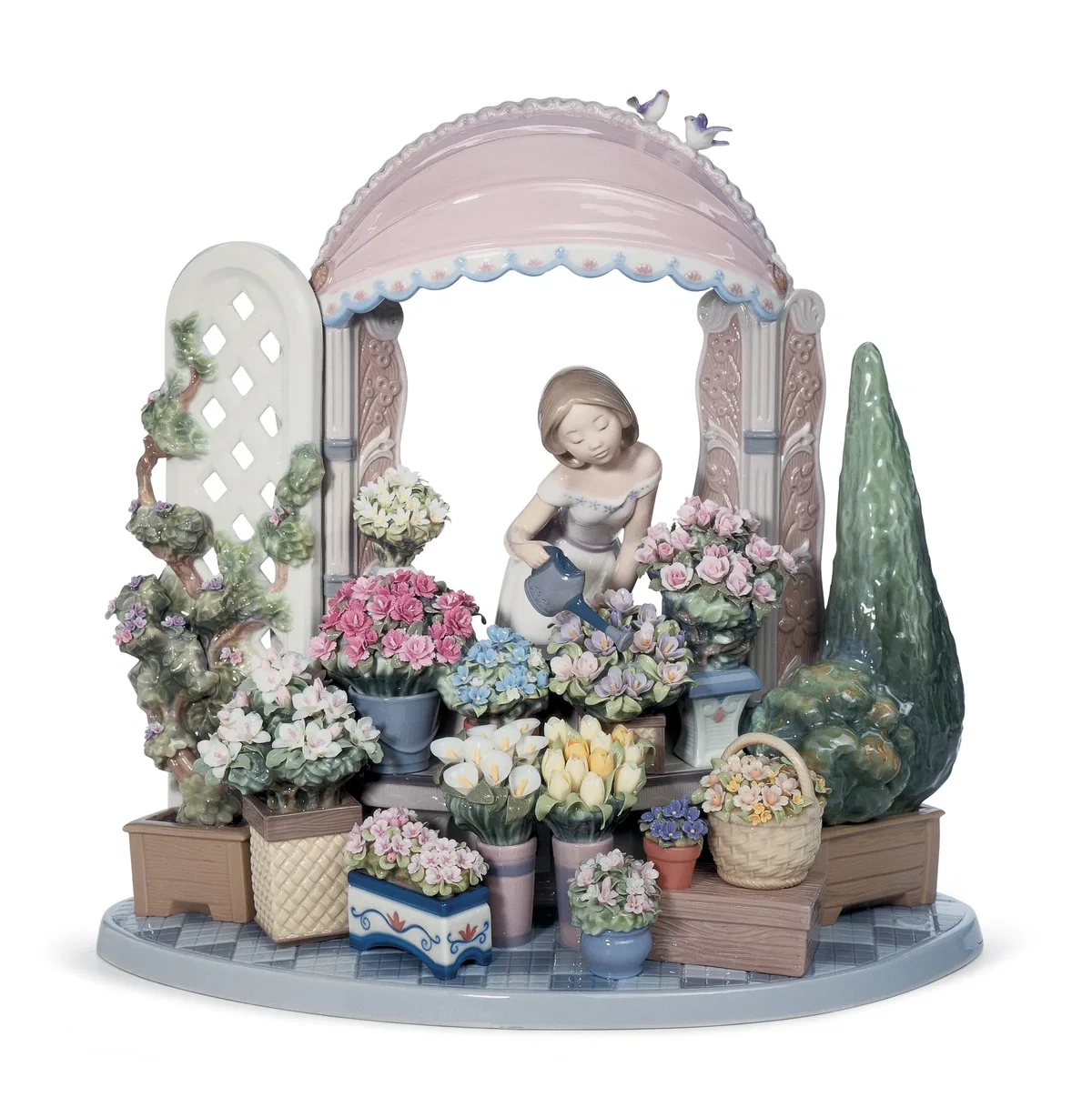 Romantic Feelings Woman Sculpture by Lladro — Porcelain Figurine