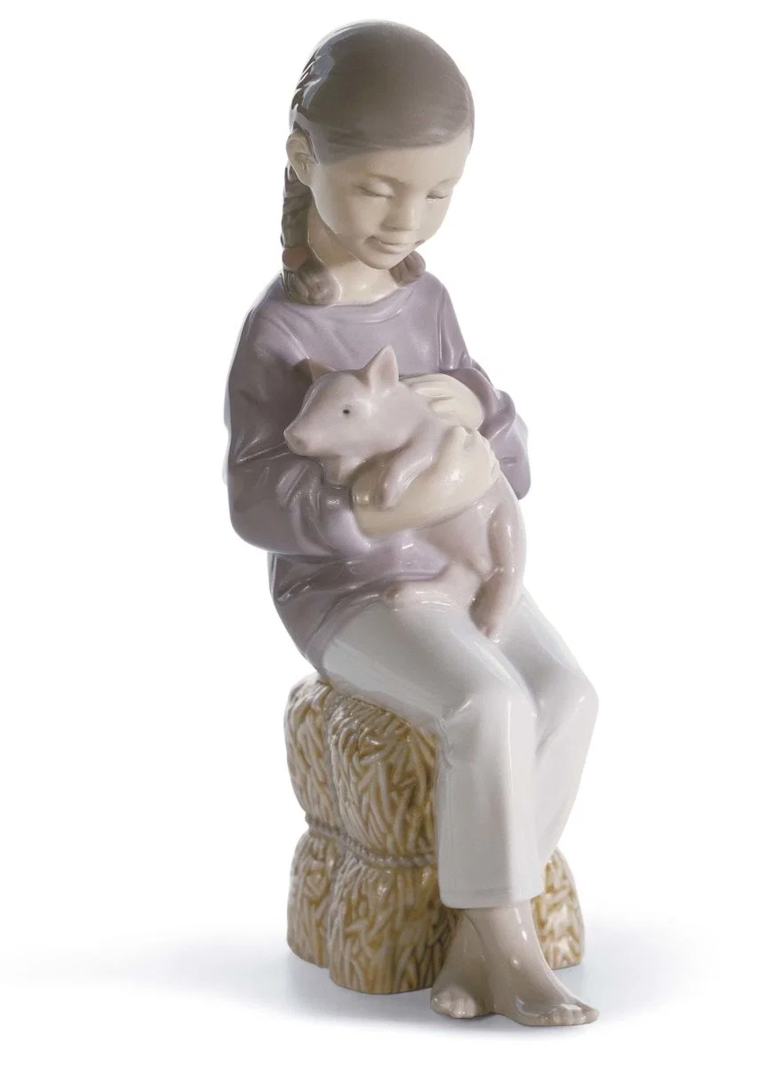 Pigtails by Lladro — Porcelain Figurine