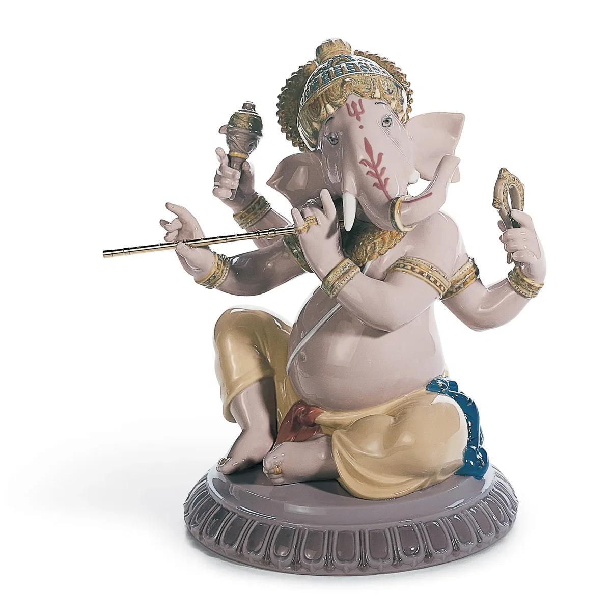 Bansuri Ganesha by Lladro — Porcelain Figurine