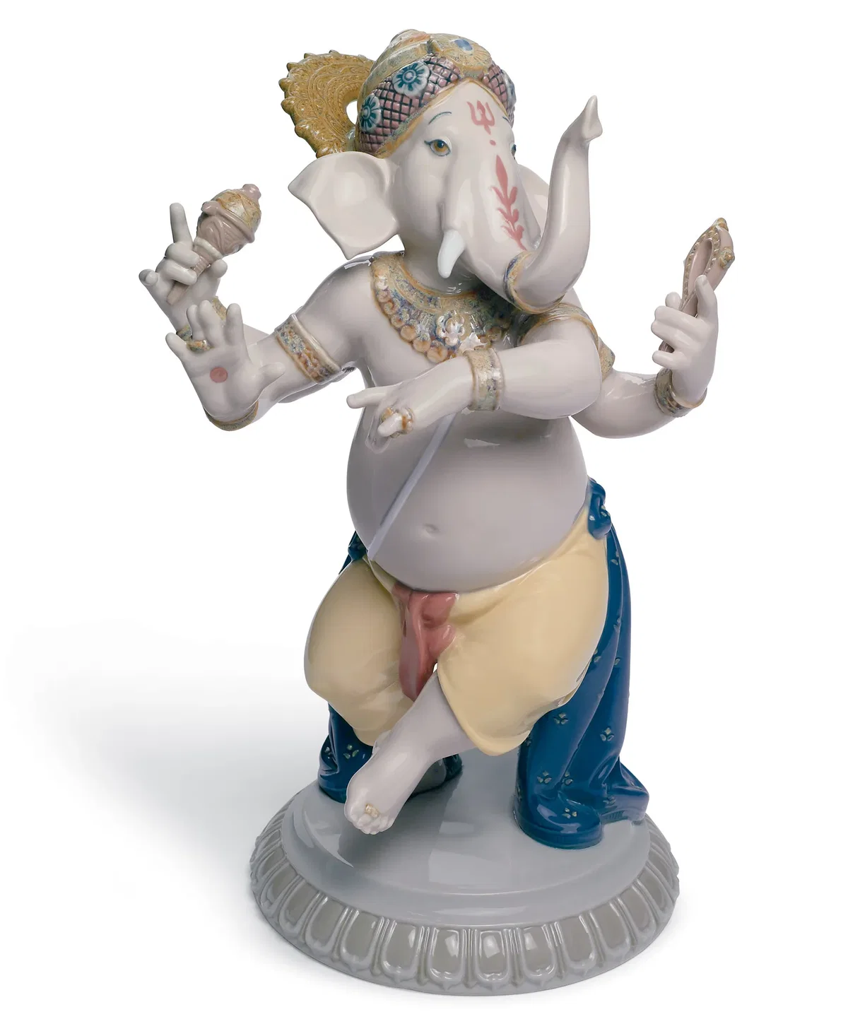 Dancing Ganesha by Lladro — Porcelain Figurine