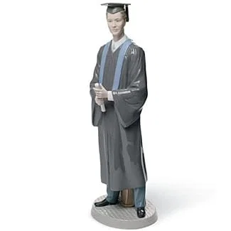 His Commencement by Lladro — Porcelain Figurine