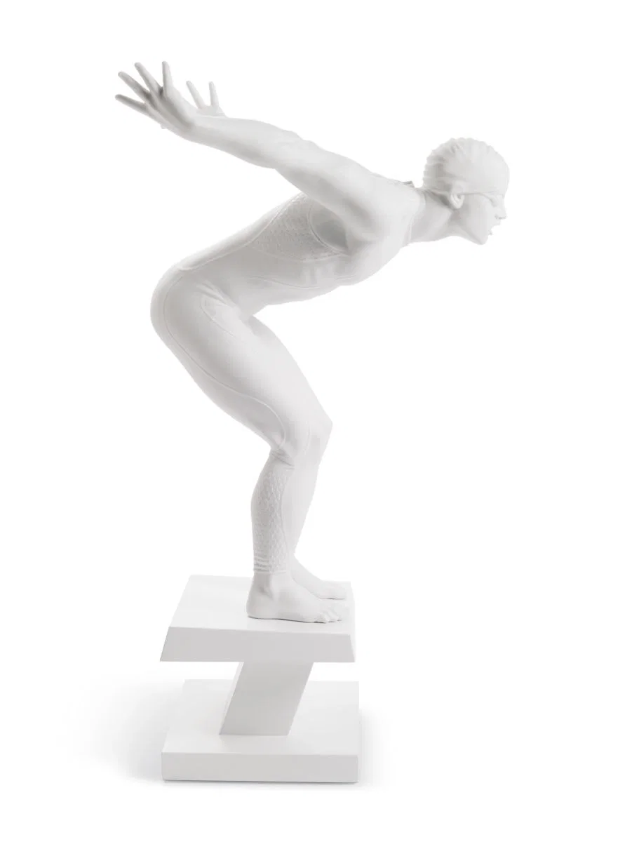 SWIMMER by Lladro — Porcelain Figurine