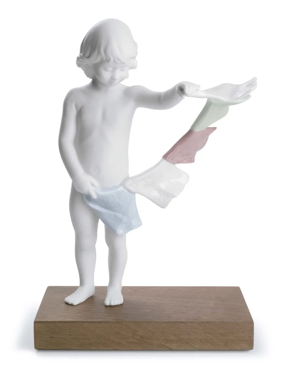 Tibetan Prayer Flags by Lladro — Porcelain Figurine