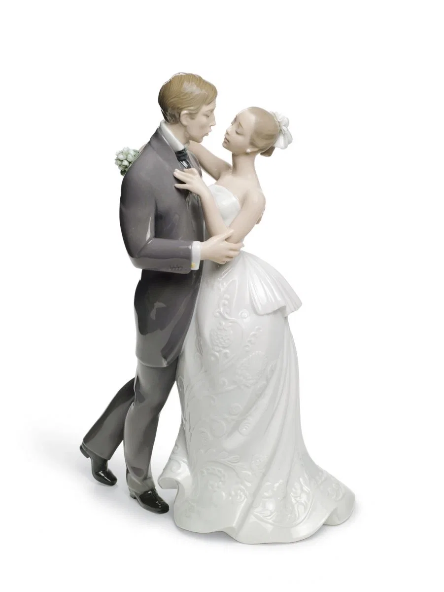 Lovers' Waltz Couple by Lladro — Porcelain Figurine