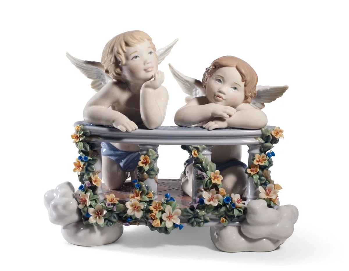 Celestial Balcony by Lladro — Porcelain Figurine