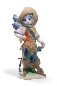 Lladro - PUSS IN BOOTS