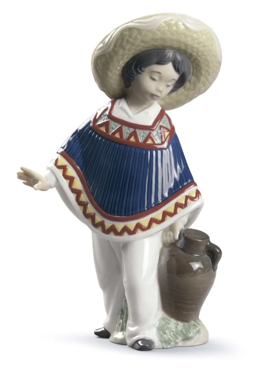 Pedro With Jug by Lladro — Porcelain Figurine