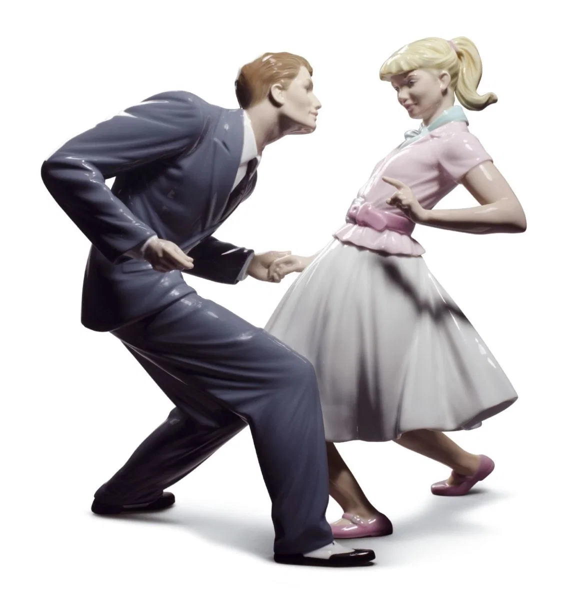 Let's Swing Couple by Lladro — Porcelain Figurine