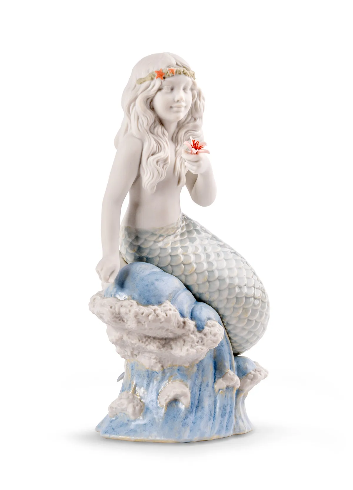 Ocean’s Little Mermaid Figurine by Lladro — Porcelain Figurine