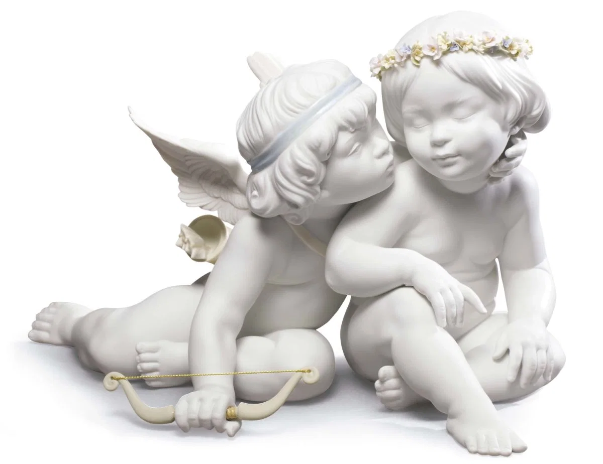 EROS AND PSYCHE by Lladro — Porcelain Figurine
