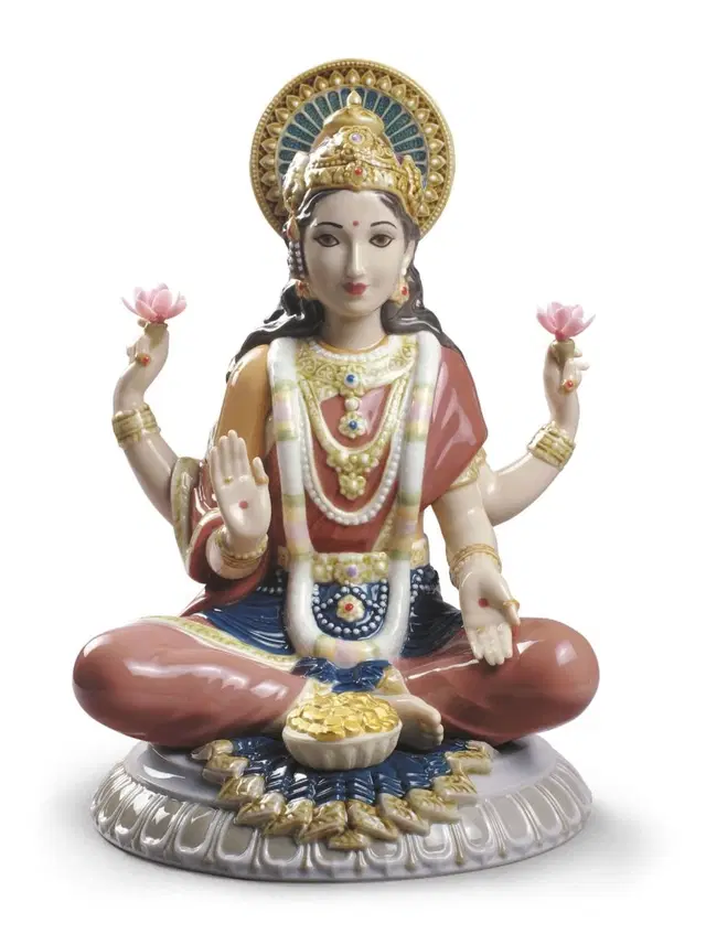 Lladro - Goddess Sri Lakshmi