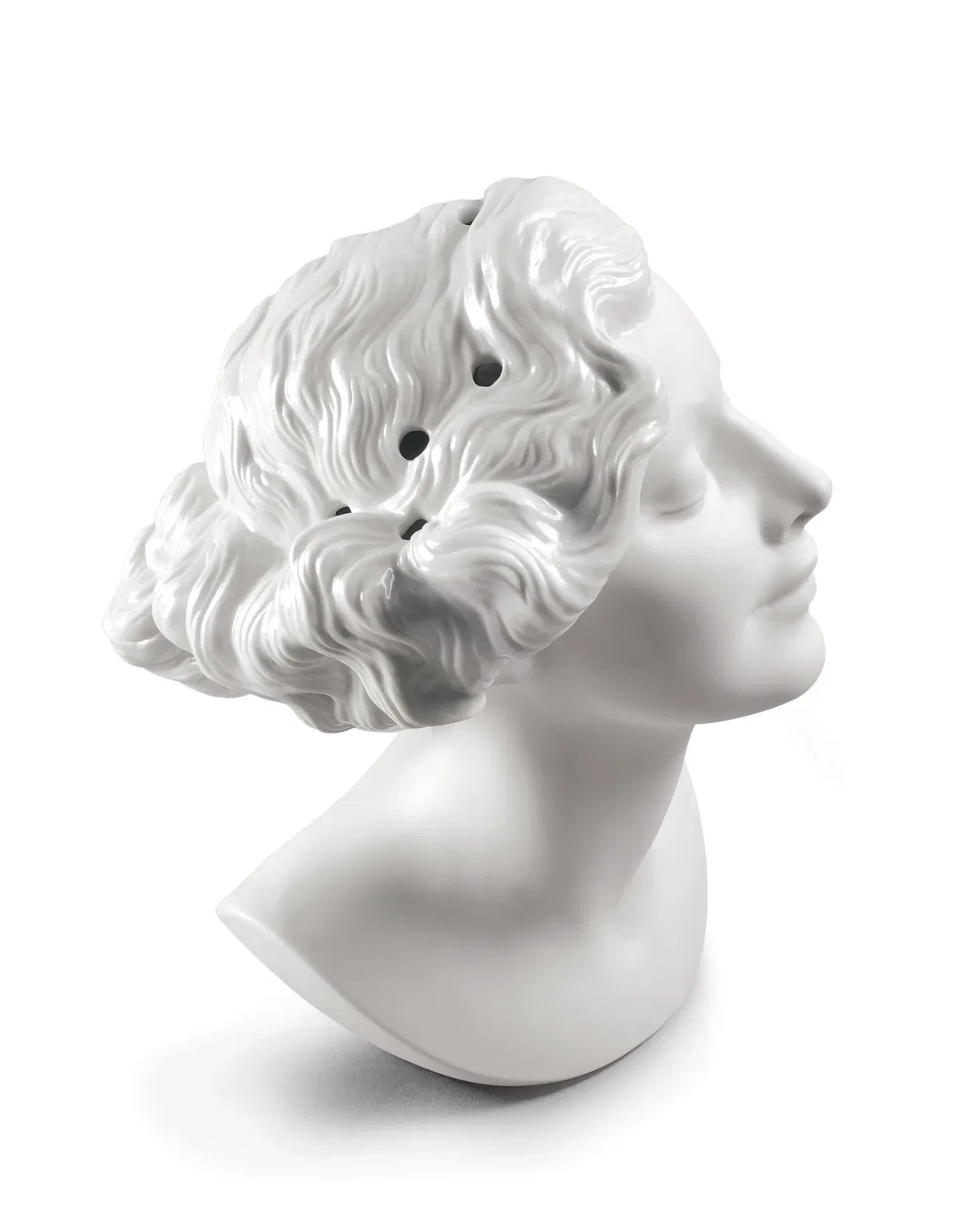 Daisy Woman Bust Vase by Lladro — Porcelain Figurine