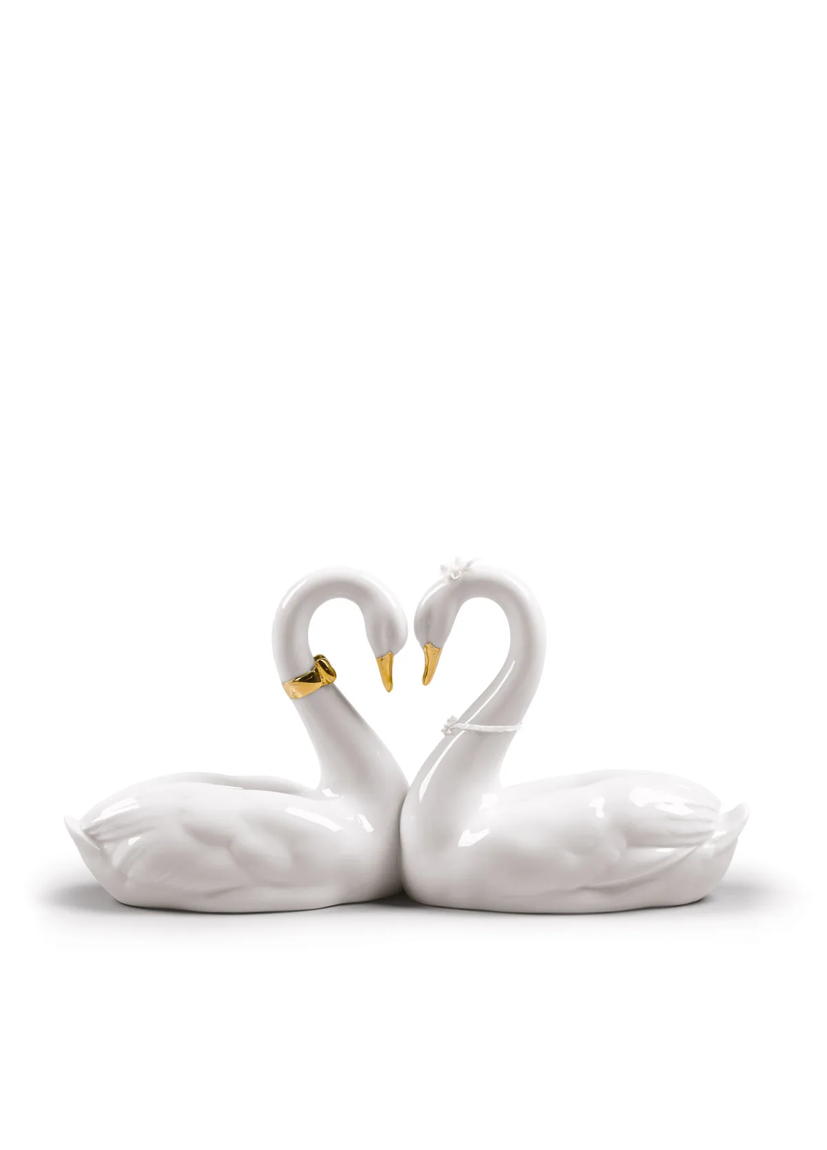 Endless Love. Golden Luster. Cake Topper by Lladro — Porcelain Figurine