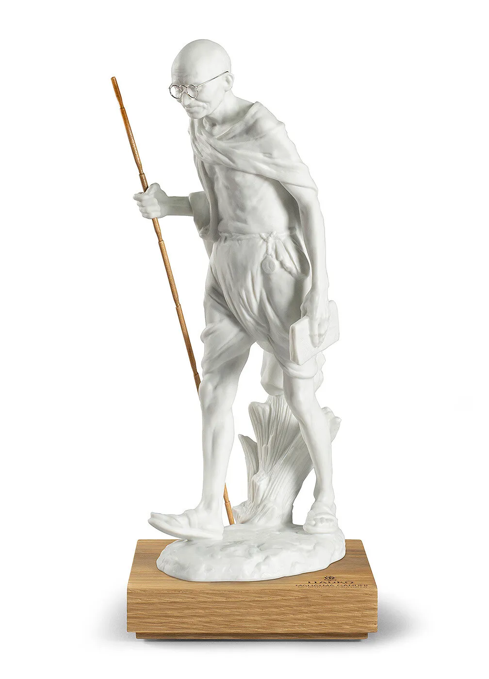 Mahatma Gandhi Figurine. 150th birth Anniversary by Lladro — Porcelain Figurine