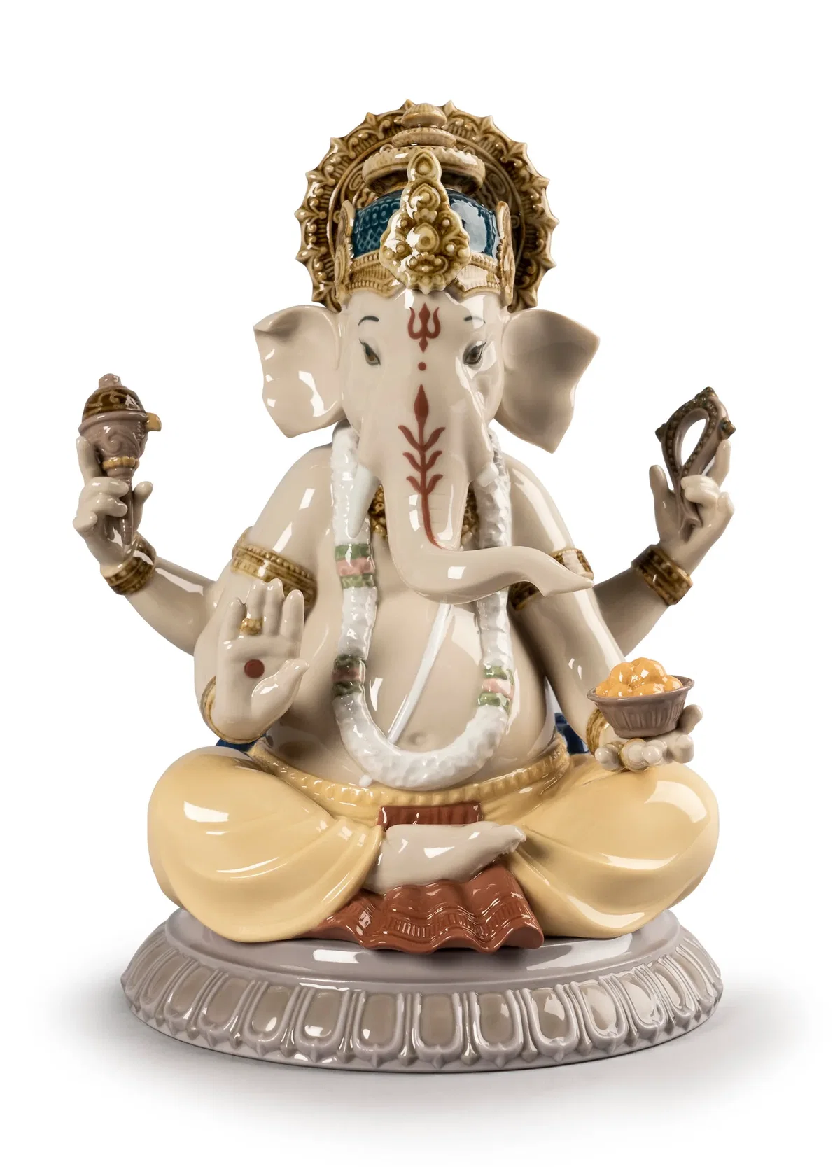 Lord Ganesha Figurine by Lladro — Porcelain Figurine