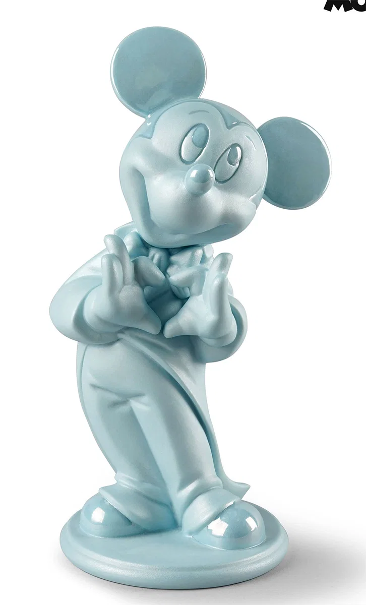 Mickey Mouse Figurine Blue by Lladro