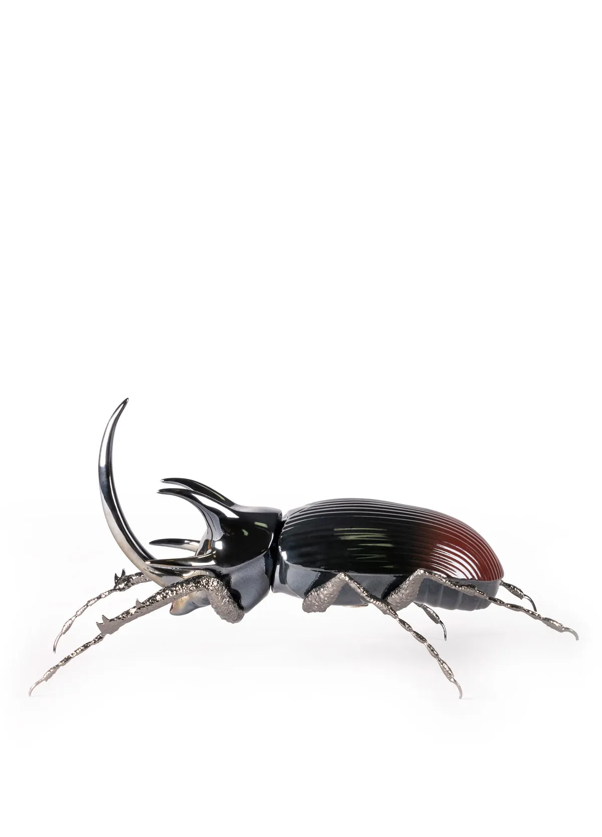 Rhinoceros Beetle Figurine by Lladro — Porcelain Figurine