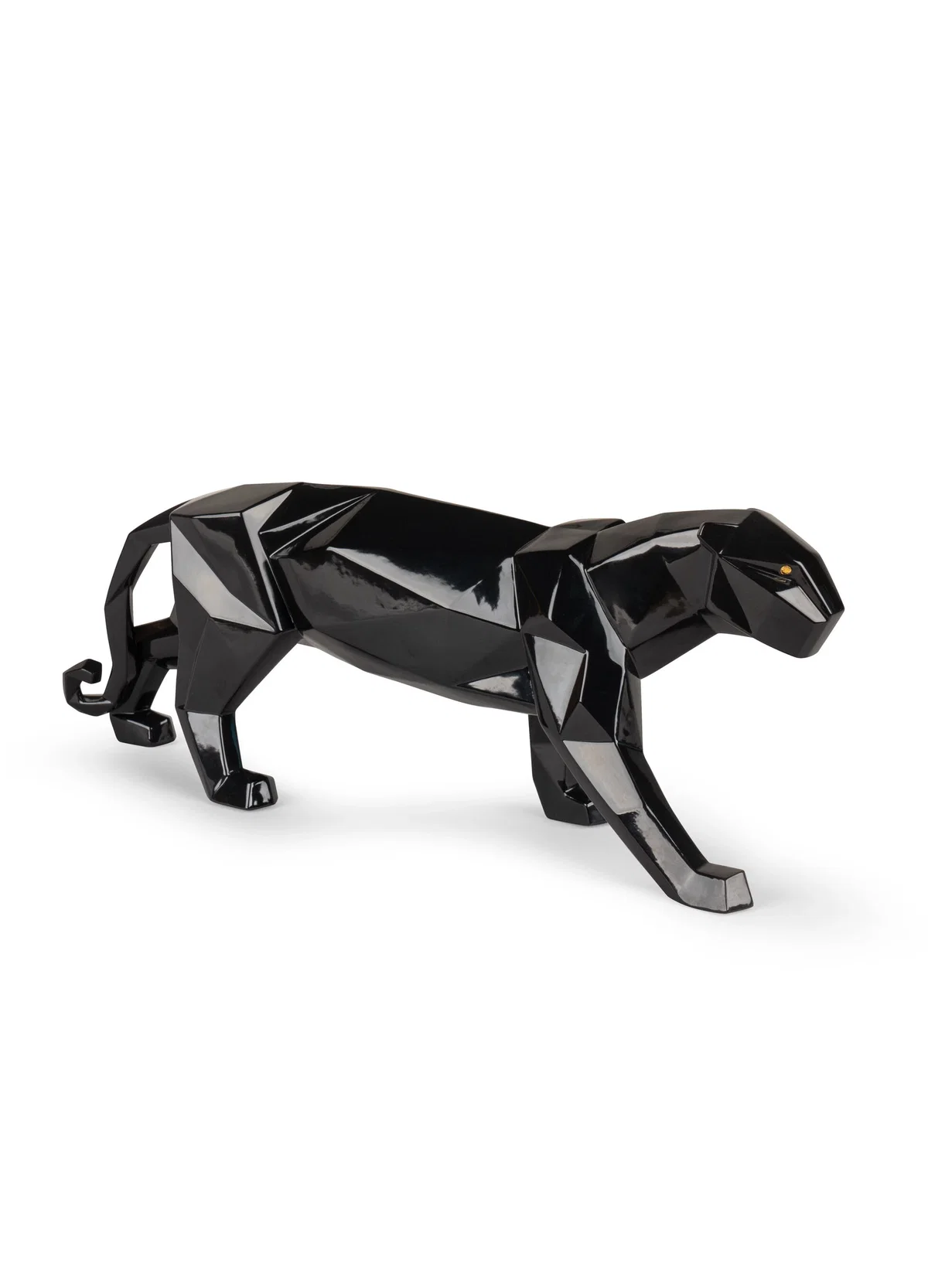 Panther Glazed Black by Lladro