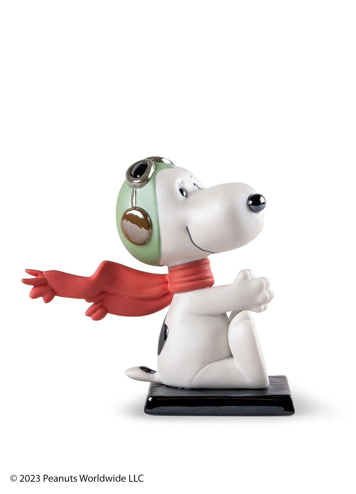 Snoopy Flying Ace Figurine by Lladro — Porcelain Figurine