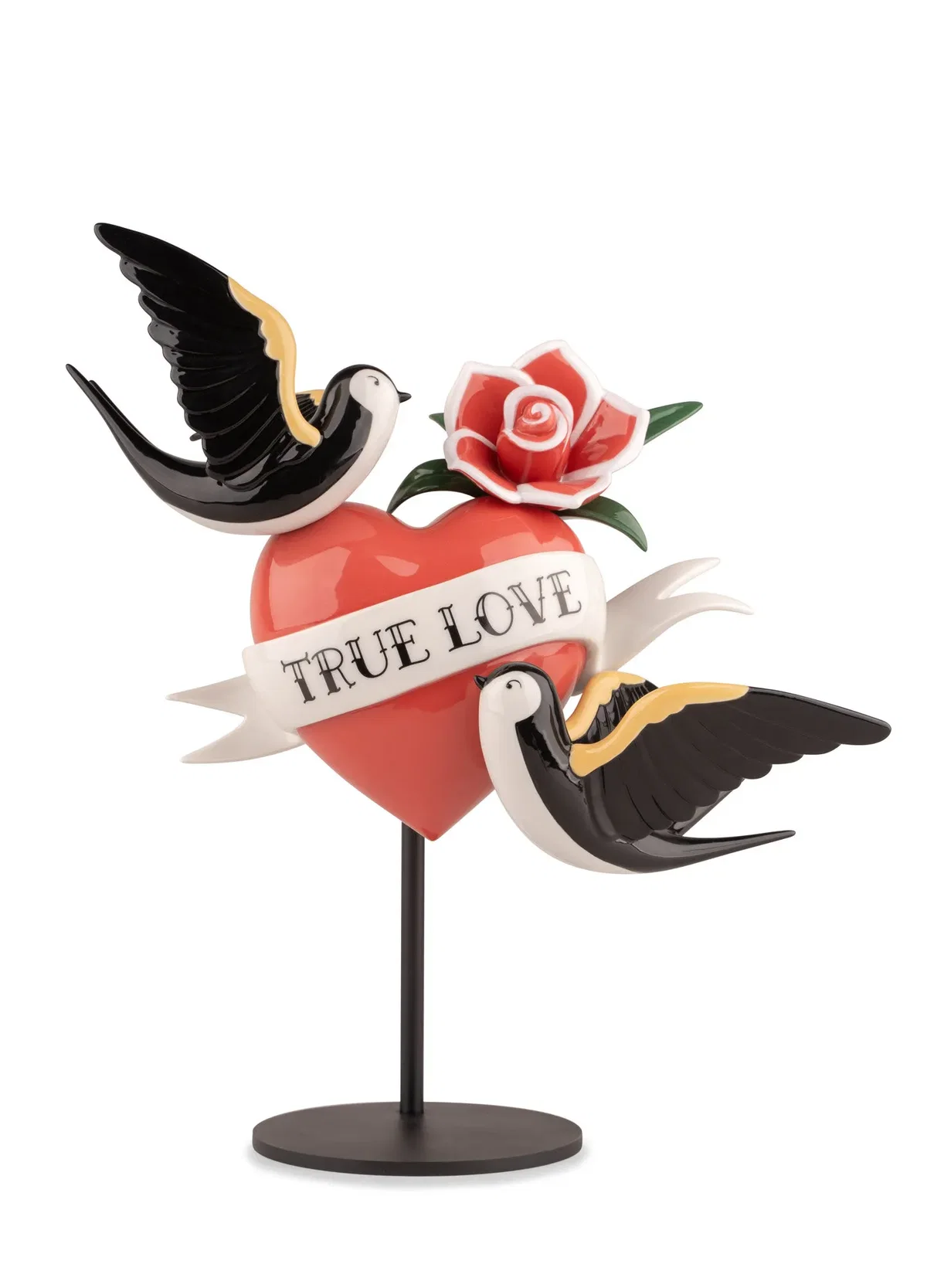 True love Heart Figurine by Lladro — Porcelain Figurine